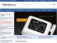 Tablet Screenshot of isokineticsinc.com